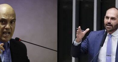 lexandre de Moraes abre investigação contra Eduardo Bolsonaro por supostos crimes cometidos nos EUA