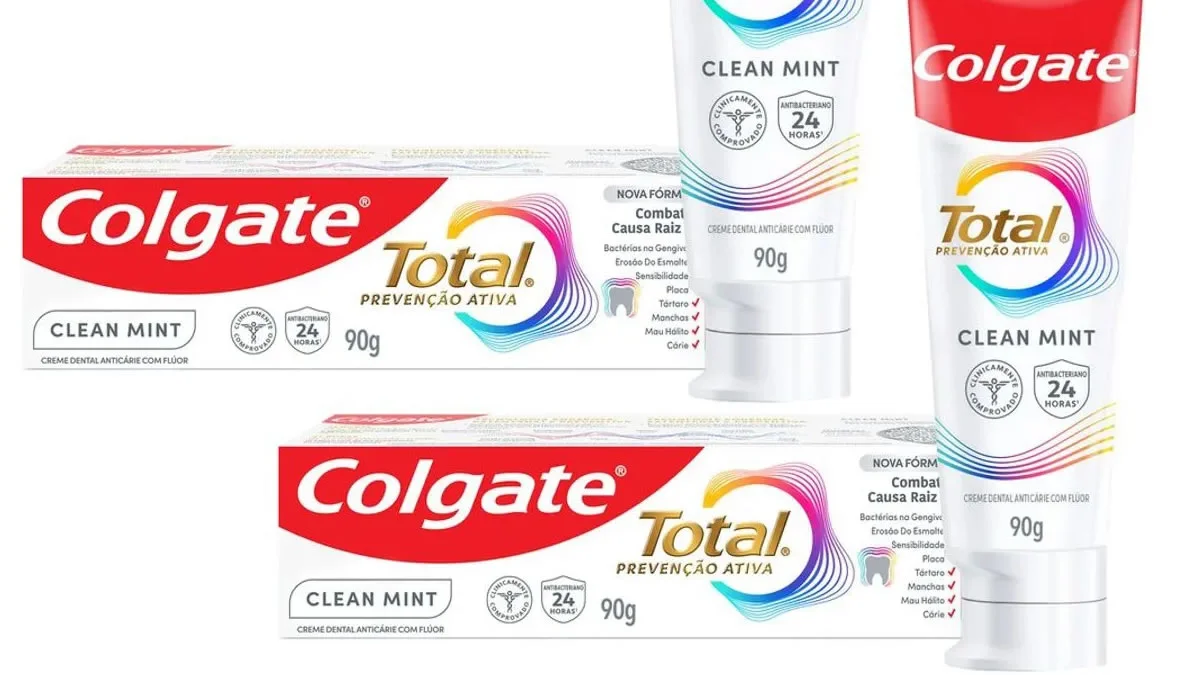 Anvisa supende venda do Colgate Total Clean Mint