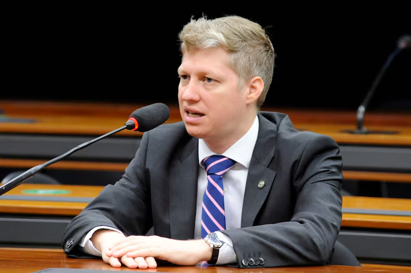 Marcel Van Hattem foi um dos três deputados federais reeleitos pelo Novo nas eleições de outubro de 2022