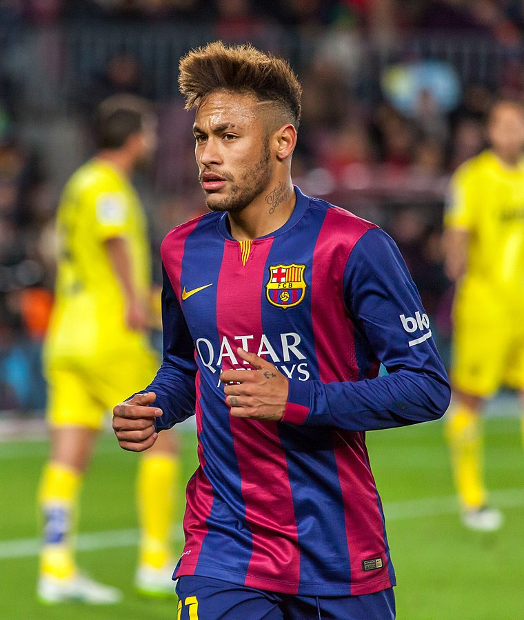 Foto de Neymar em jogo pelo Barcelona