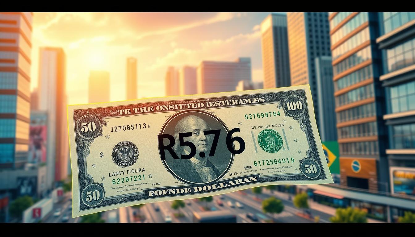 Dólar Recua para R$ 5,76