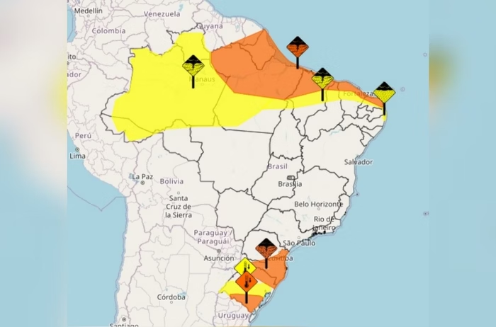 Frente Fria se Aproxima do Sudeste